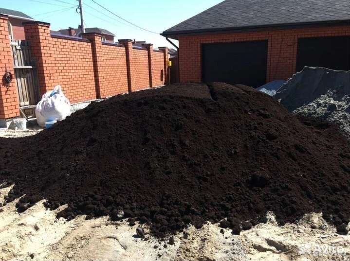 Земля плодородная чернозем грунт доставка