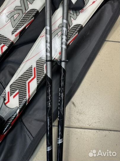 Горные лыжи dynastar omedrive 8, палки, ботинки