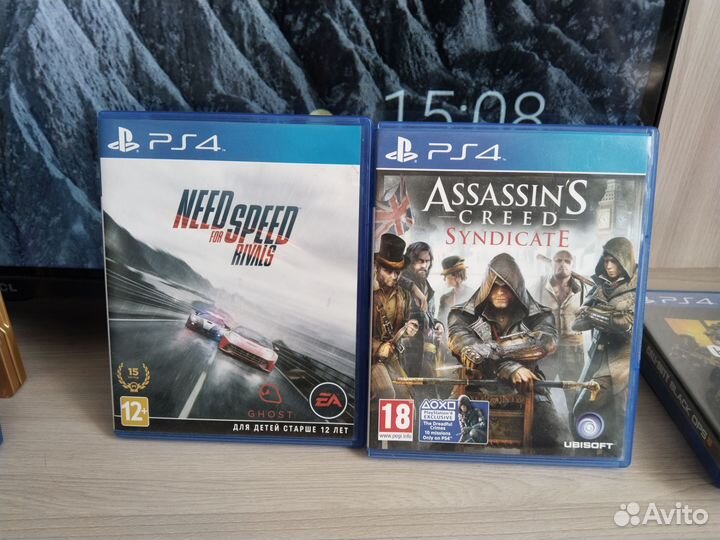 Игровая приставка ps4 с играми