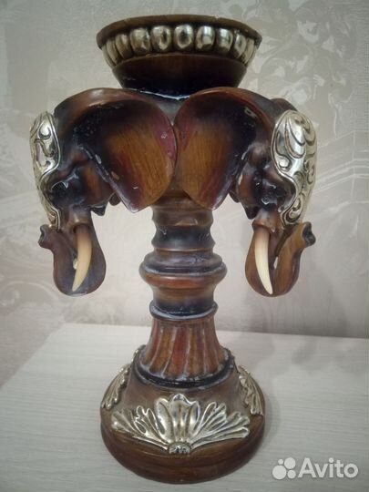Подсвечник слоны