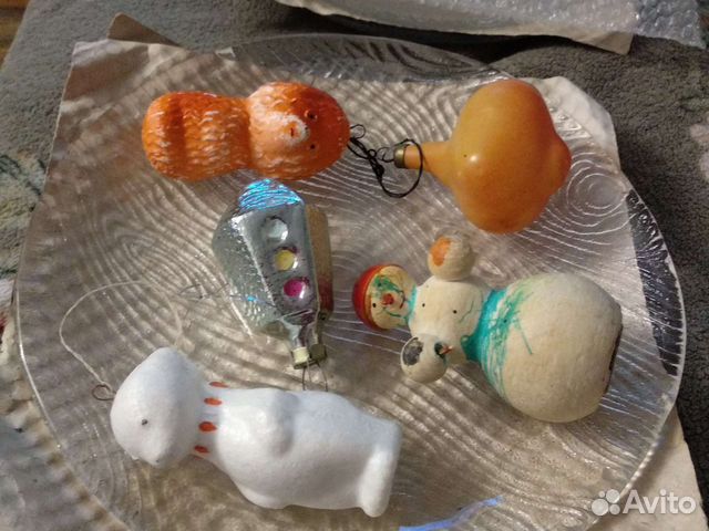 Елочные игрушки СССР