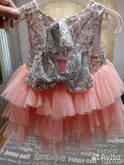 Платье для девочки 68 74