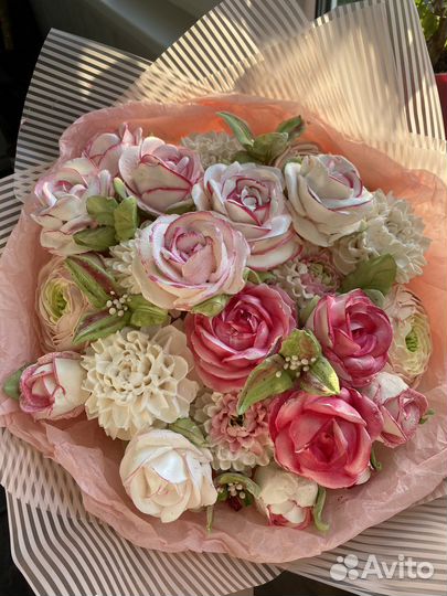 Зефирные цветы/Сладкий подарок