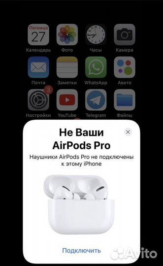 Беспроводные наушники apple airpods pro