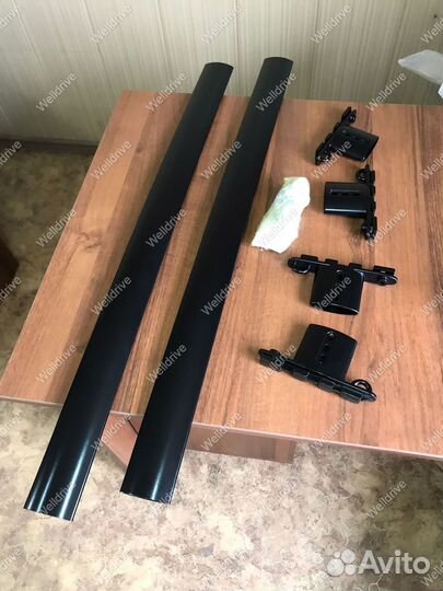 Рейлинги поперечные Toyota LC Prado 120 черные