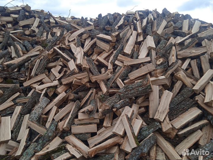 Дрова дубовые колотые