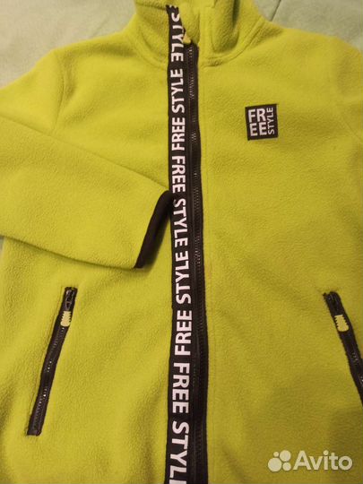 Флисовая кофта для девочки 134 140