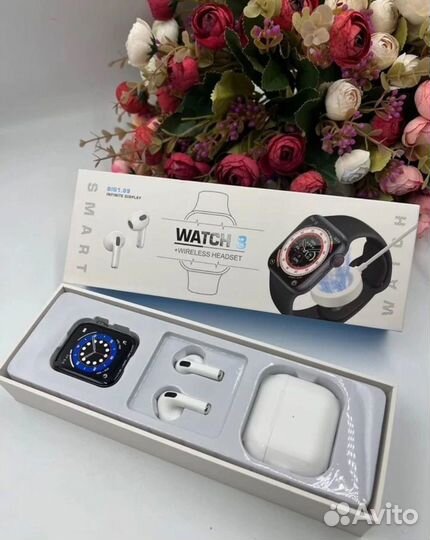 Набор Apple watch 8 + Airpods 3