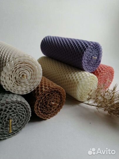 Свечи из медовой вощины