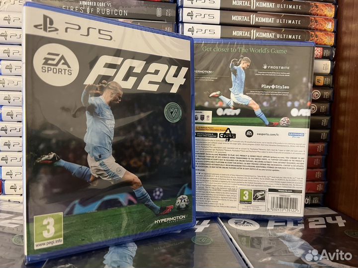 Диск EA FC 24 (Fifa 24) PS5 / Новый / Русский язык