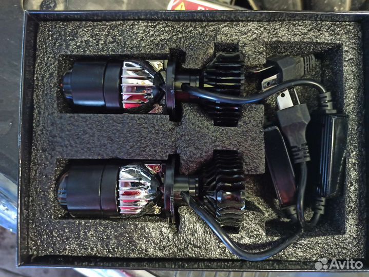 H4 led mini линзы