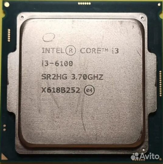 Процессор Intel Core i3 6100