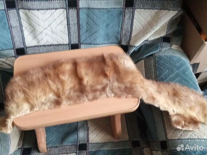 Норковые шкурки бу от шапок и воротника