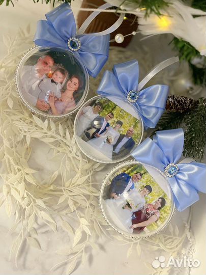 Новогодний шар с фото