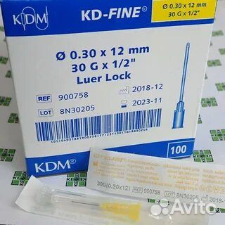 Игла 0,30*12 мм 30G «KD-Fine»