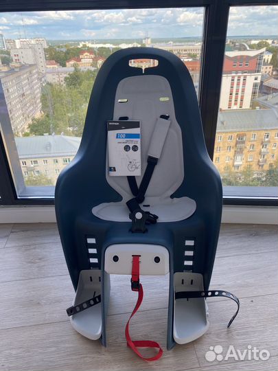 Детское кресло на велосипед decathlon новое