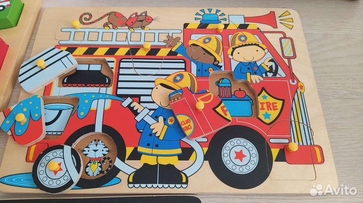 Деревянные развивающие игрушки