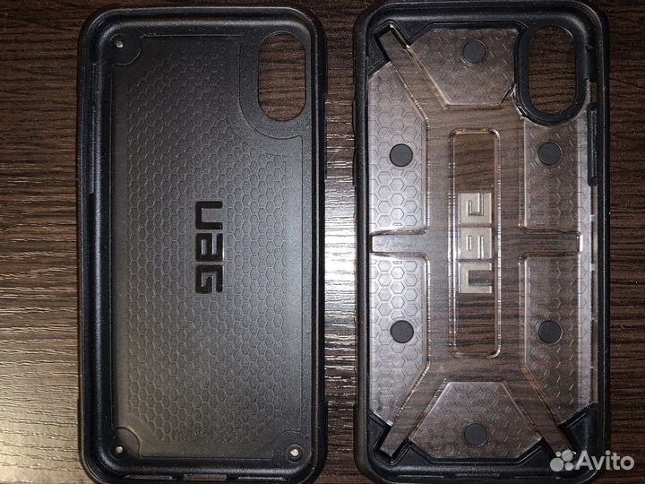 Чехол UAG и бампер Rhinoshield для iPhone X,Xs