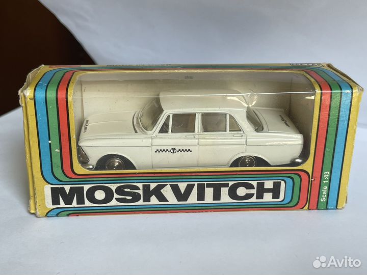 Москвич 412,А2,Без ми,80г,коробка,Модель 1 43 СССР