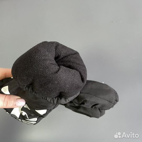 Новые зимние краги варежки с прорезиненной ладонью