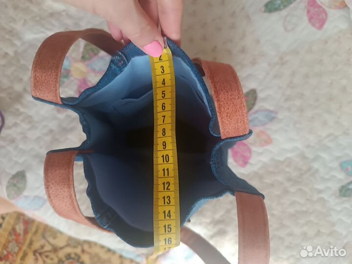 Сумка джинсовая