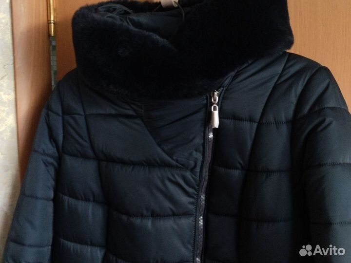 Пуховик зимний женский 50р на верблюжьем меху