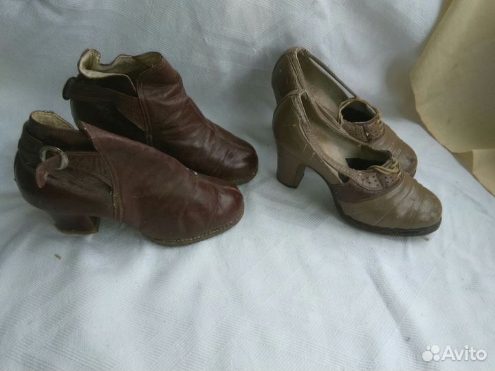 Винтажная обувь 1950х-60х годов для коллекции