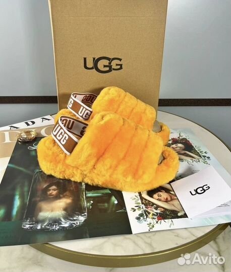 Меховые тапочки UGG Australia Fluff Yeah