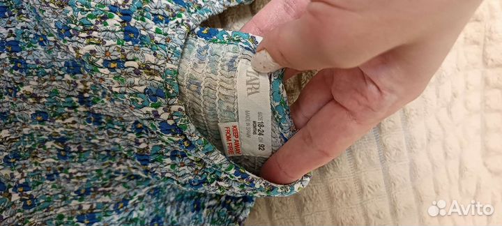 Платье для девочки zara 92