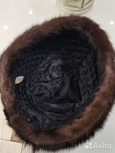 Берет норковый