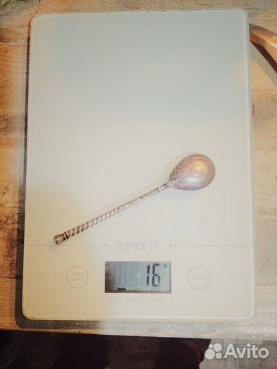 Ложка серебро 84 Царское серебро антиквариат 16гр