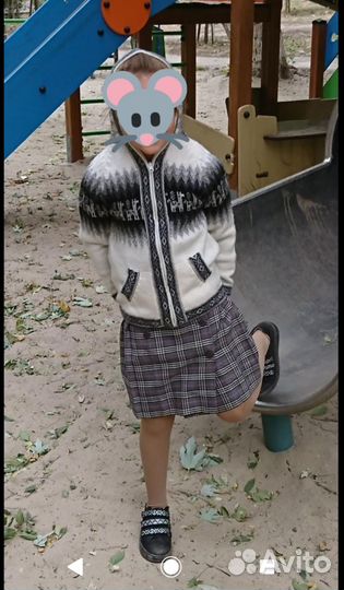 Кофта шерсть альпака, рост 116