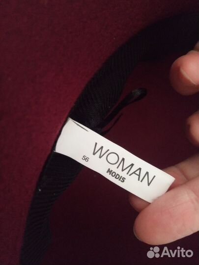 Женская шляпа фетр новая итальянский шейный платок