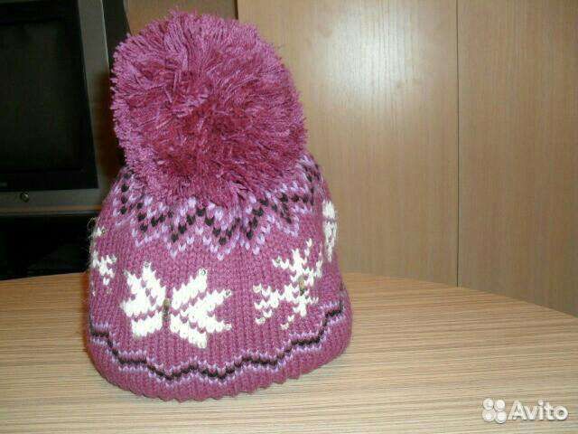 Шапка зимняя теплая