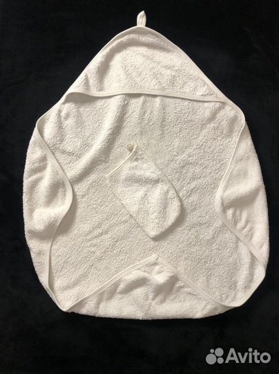 Полотенце-уголок с рукавичкой