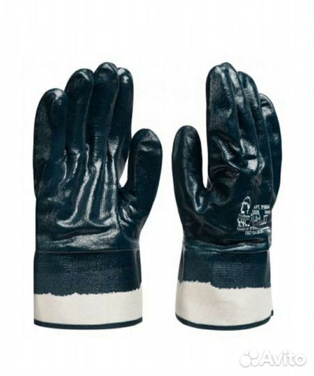 Рабочие хлопчатобумажные перчатки с покрытием из н