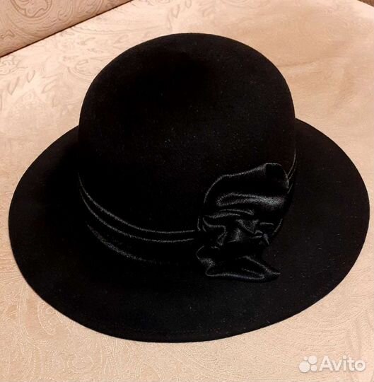 Шляпа фетровая женская