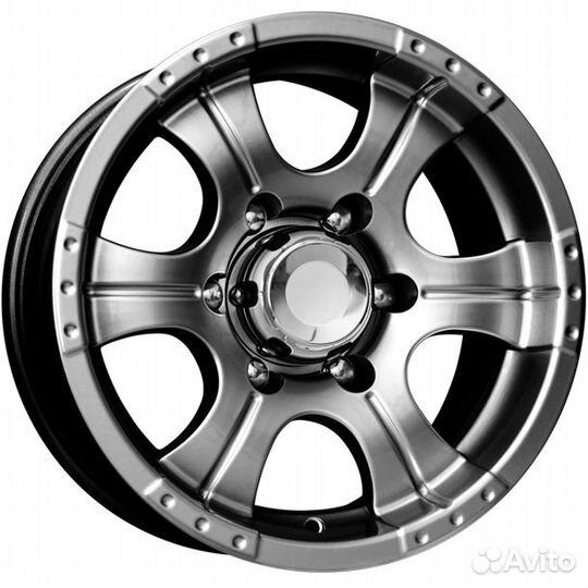 Диски K&K Байконур 8x16 5*139.7 ET-15 DIA110.1 Дарк платинум Литой
