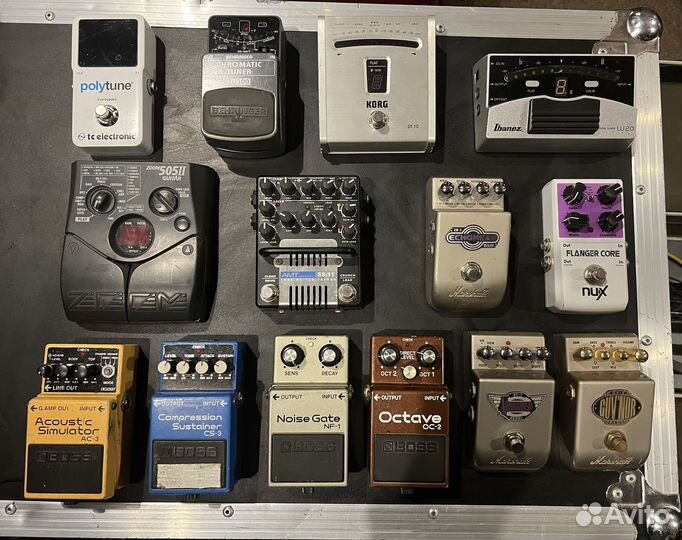 Гитарные эффекты boss marshall AMT korg