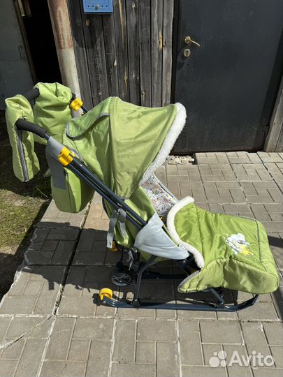 Коляска санки