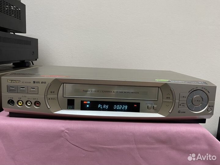 VHS HiFi Магнитофон Sharp VC-ES10B Made In Japan