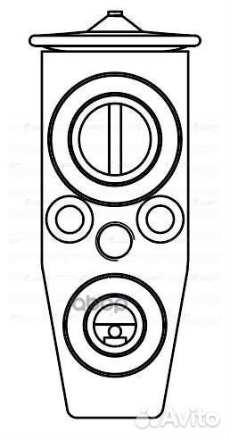 Клапан расширительный кондиционера ltrv0550 luzar
