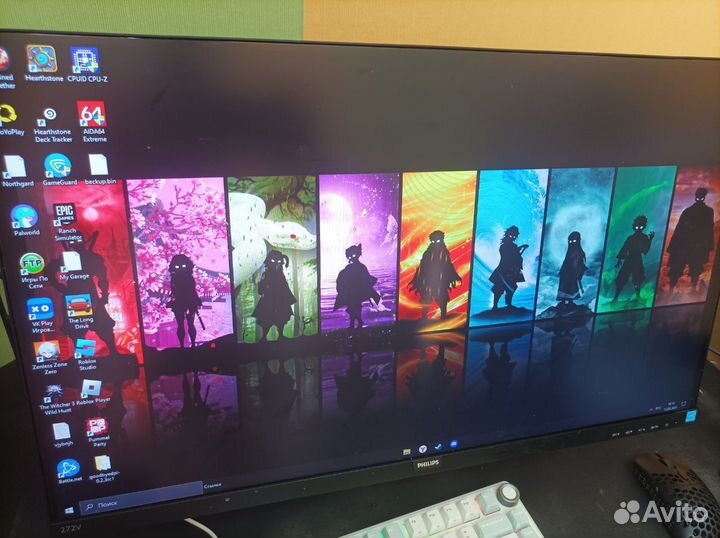 Монитор philips 272v8a/01