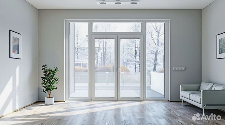 Дверь стеклянная