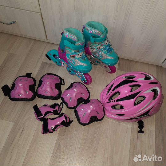 Детские ролики и защита