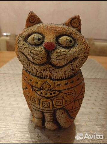 Статуэтка кошка авторская работа