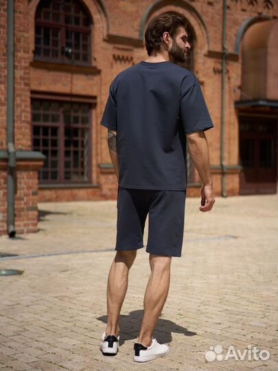 Костюм мужской, комплект футболка шорты