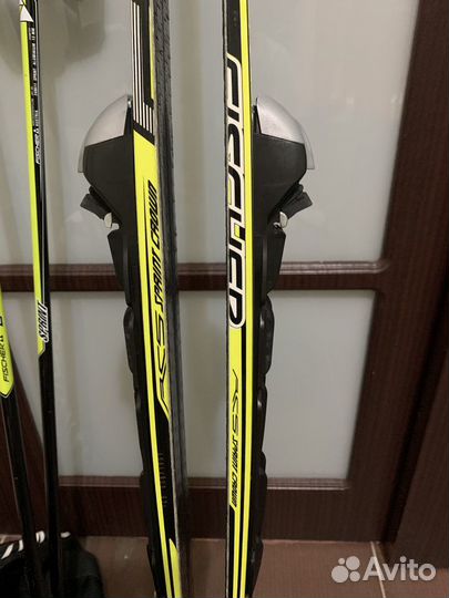 Лыжи беговые, ботинки fisher