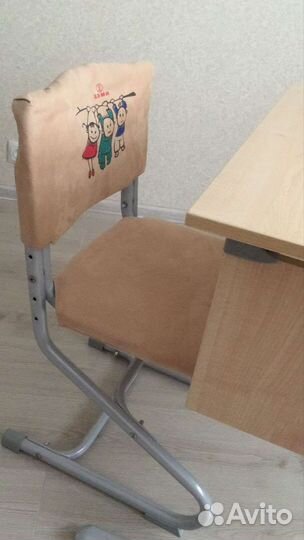 Комплект растущая парта и стул Дэми