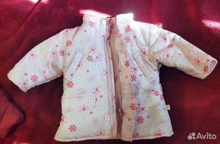 Куртка на девочку 74 - 80 2 шт